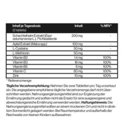 Scandinavian Biolabs Hair Nutrient Tablets 60 Stück -Kosmetikgeschäft 1440462 Scandinavian Biolabs Hair Nutrient Tablets 60 Stueck.7c454656