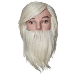 Efalock Übungskopf BEN MIT BART Weiss