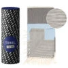TOWEL TO GO Palermo Hammam Towel Blue/Black, With Recycled Gift Box -Kosmetikgeschäft Black with Recycled Gift Box.83166c7b